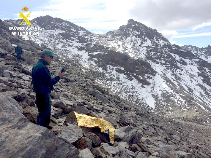 La Guardia Civil encuentra el cuerpo del desaparecido en Sierra Nevada el pasado 18 de diciembre
